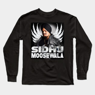 Sidhu punjabi singer artwork Long Sleeve T-Shirt